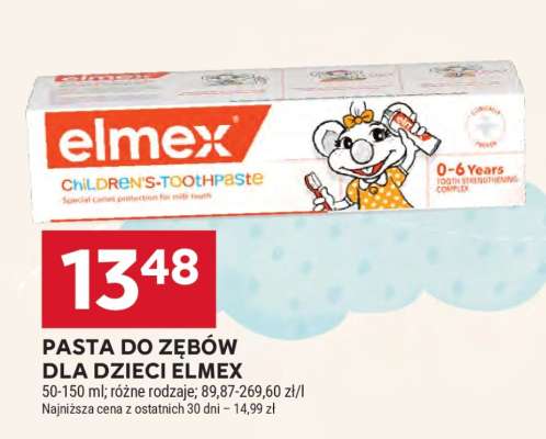 Pasta do zębów dla dzieci Elmex