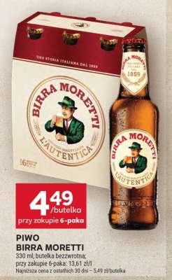 Piwo Birra Moretti