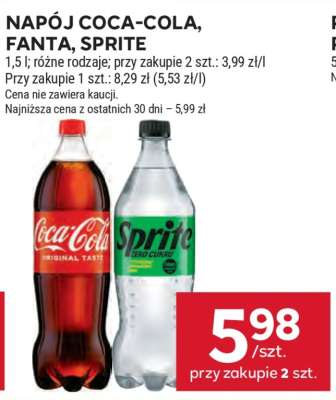 Napój Coca-Cola, Fanta, Sprite