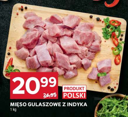 Mięso gulaszowe z indyka