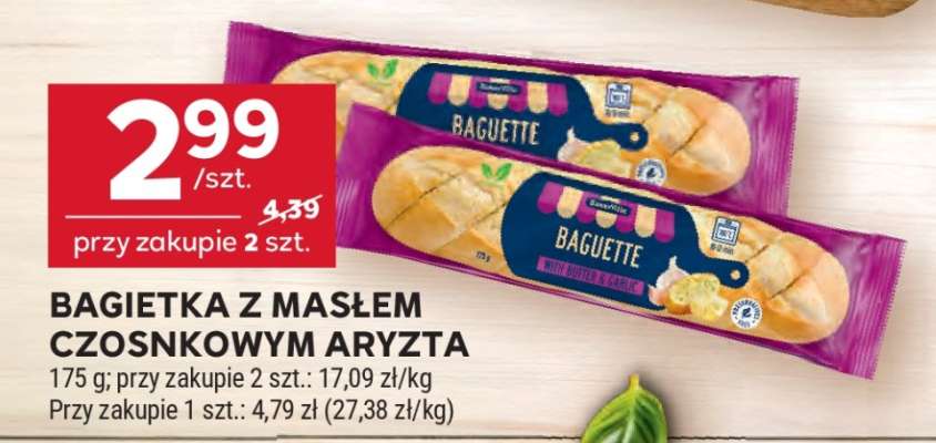 BAGIETKA Z MASŁEM CZOSNKOWYM ARYZTA