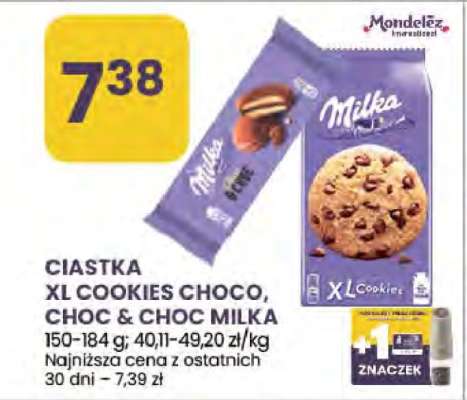 Ciastka XL Cookies Choco, Choc & Choc Milka