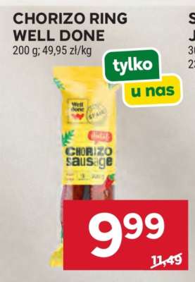 CHORIZO RING WELL DONE