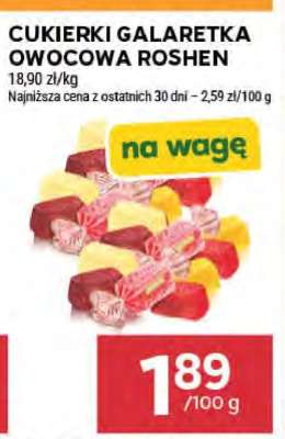 Cukierki Galaretka Owocowa Roshen