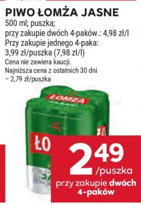 Piwo ŁOMŻA JASNE