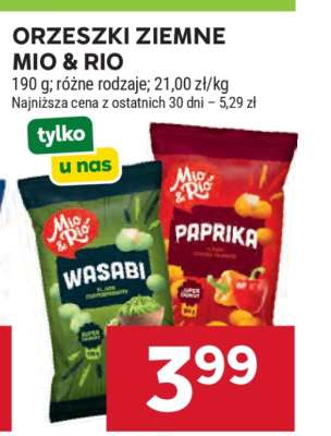 ORZESZKI ZIEMNE MIO&RIO