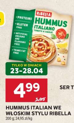 Hummus Italian we włoskim stylu Ribella