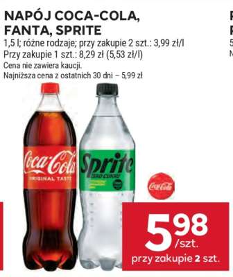 Napój Coca-Cola, Fanta, Sprite