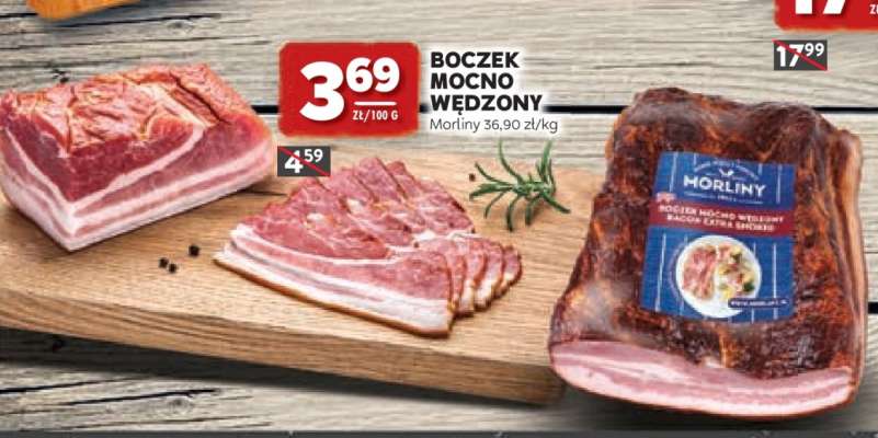 Boczek mocno wędzony