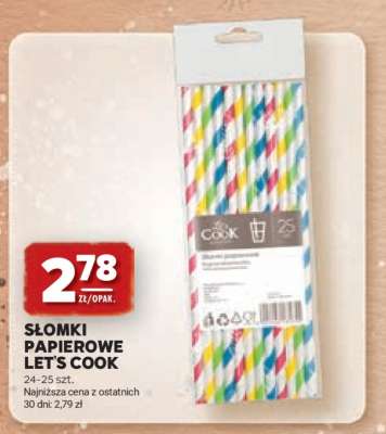 Słomki papierowe Let’s Cook