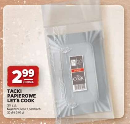 Tacki papierowe Let’s Cook