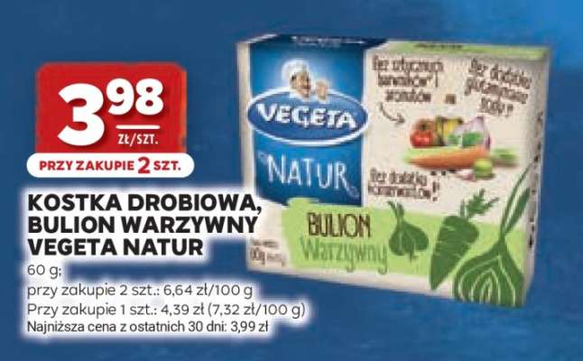 Kostka Drobiowa, Bulion Warzywny Vegeta Natur