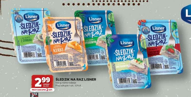 Śledzik na raz LISNER