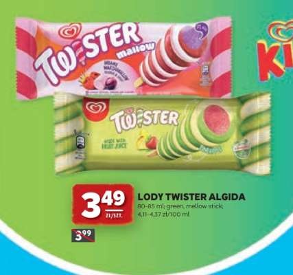 Lody Twister Algida