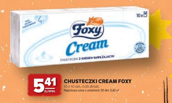 Chusteczki Cream Foxy
