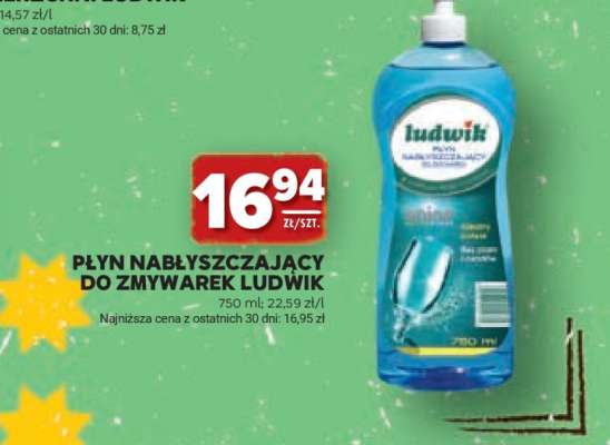 Płyn nabłyszczający do zmywarek Ludwik