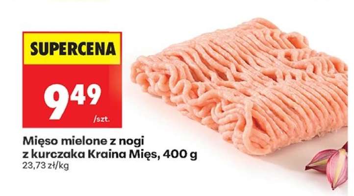 Mięso mielone z nogi z kurczaka Kraina Mięs , 400 g
