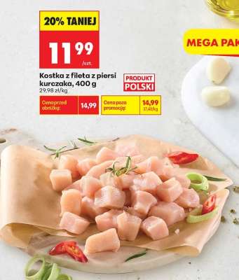 Kostka z fileta z piersi kurczaka 400 g