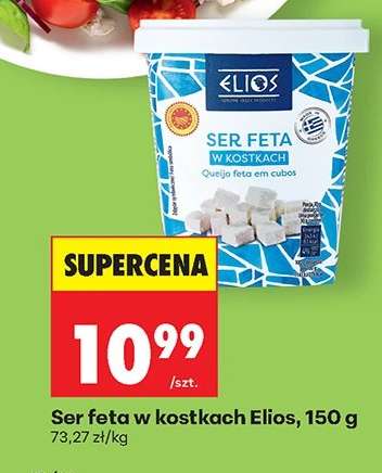 Ser feta w kostkach Elios, 150 g