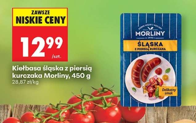 Kiełbasa śląska z piersią kurczaka Morliny, 450 g