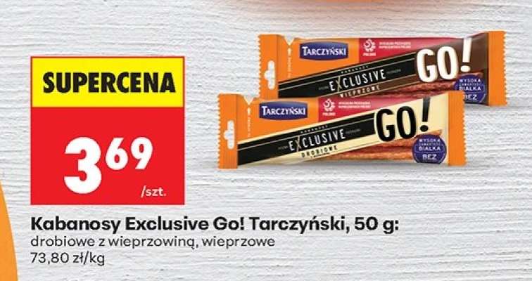 Kabanosy Exclusive Go Tarczyński 50 g