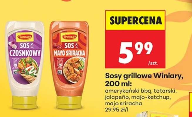Sosy grillowe Winiary, 200 ml