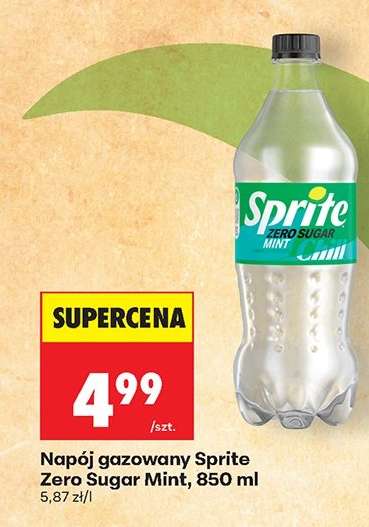 Napój gazowany Sprite Zero Sugar Mint, 850 ml