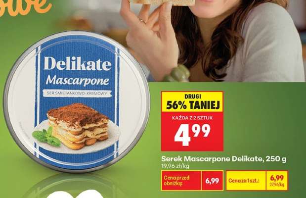 Serek Mascarpone Delikate 250 g