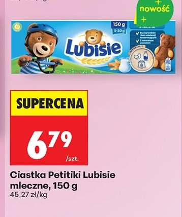 Ciastka Petitki Lubisie mleczne, 150 g