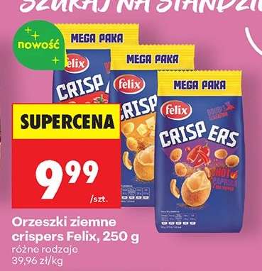 Orzeszki ziemne crispers Felix, 250 g