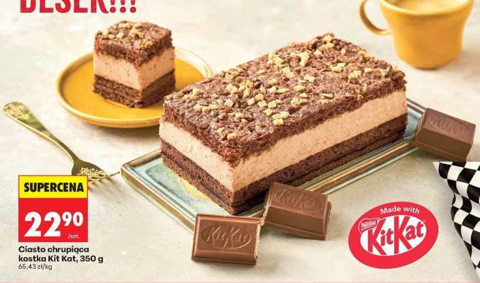 Ciasto chrupiąca kostka Kit Kat, 350 g