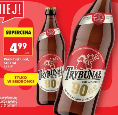 Piwo Trybunał, 500 ml