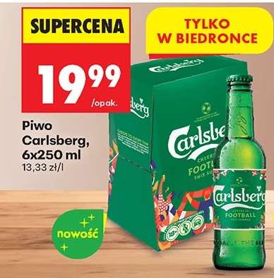 Piwo Carlsberg, 6x250 ml