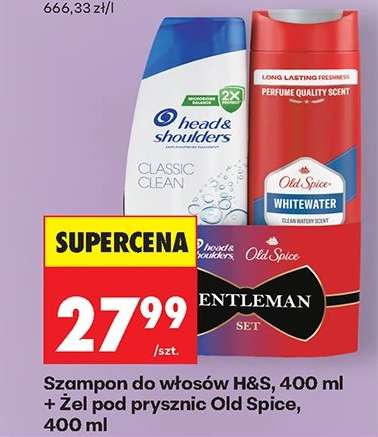 Szampon do włosów H&S, 400 ml + Żel pod prysznic Old Spice, 400 ml