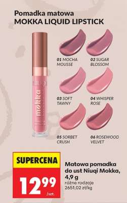 Matowa pomadka do ust Niuqi Mokka