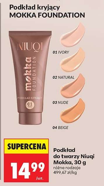 Podkład do twarzy Niuqi Mokka, 30 g