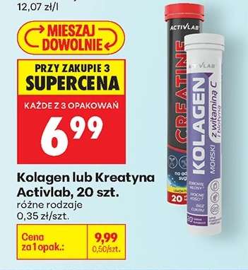 Kolagen lub Kreatyna Activlab, 20 szt.
