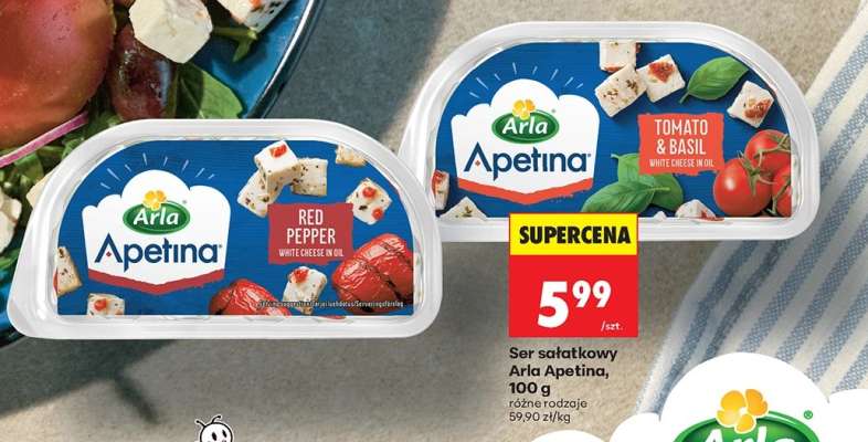 Ser sałatkowy Arla Apetina, 100 g