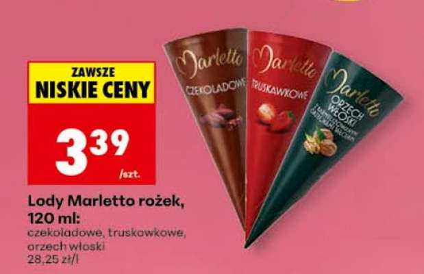 Lody Marletto rożek 120 ml