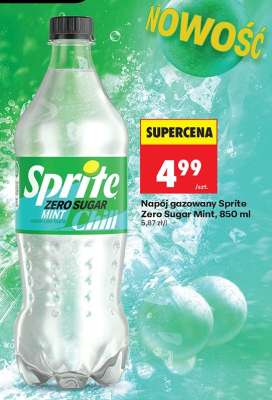 Napój gazowany Sprite Zero Sugar Mint, 850 ml