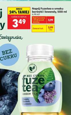 Napój Fuzetea o smaku borówki i lawendy, 500 ml