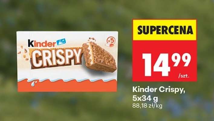 Kinder Crispy, 5x34 g