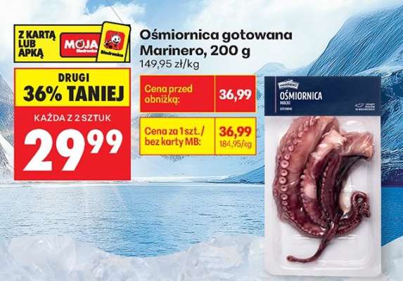 Ośmiornica gotowana Marinero, 200 g