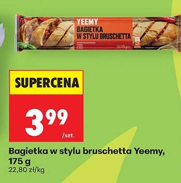 Bagietka w stylu bruschetta Yeemy, 175 g