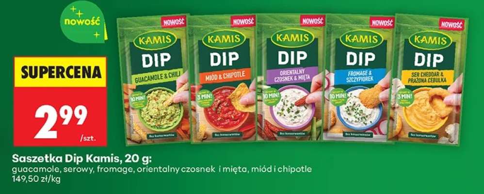 Saszetka Dip Kamis, 20 g