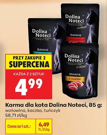 Karma dla kota Dolina Noteci, 85 g
