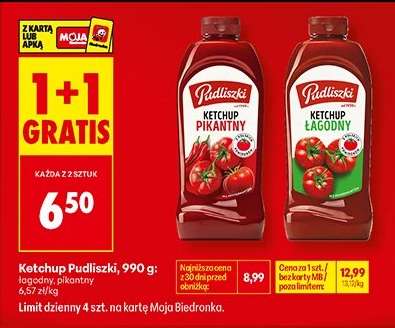 Ketchup Pudliszki, 990 g