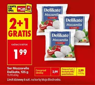 Ser Mozzarella Delikate 125 g