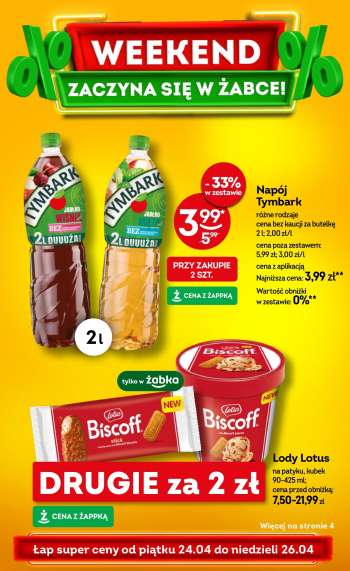 Gazetka Żabka - 24.04.2026 - 26.04.2026.