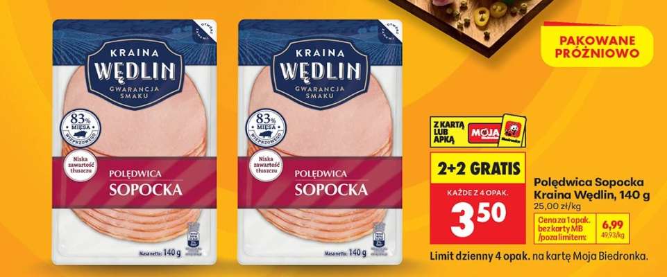 Polędwica Sopocka Kraina Wędlin 140 g